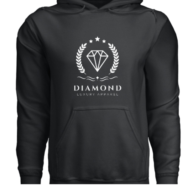 Diamond Luxury Hoodie - White Logo